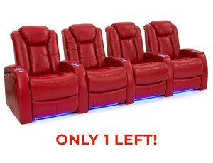 Seatcraft Delta Red Row of 4