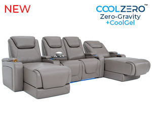 Equinox Chaise CoolZeroᵀᴹ Italian Leather Home Theater Seating