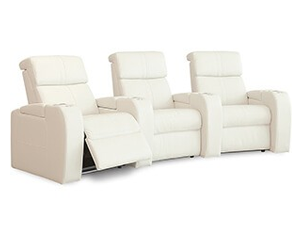 Palliser Flicks 41416 11 Materials, 190+ Colors, Power or Manual Recline, Straight or Curved Rows
