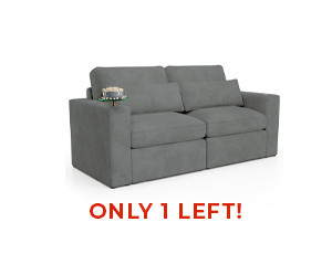 Fortuna Aria Ash 2 Piece Loveseat