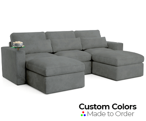 Home Theater Sofa with Chaise