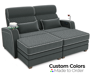 Home Theater Room Chaise Lounger