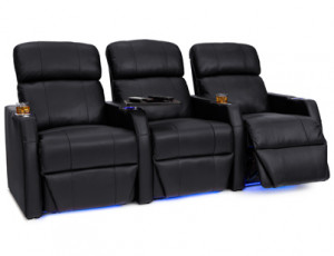 Seatcraft Sienna Leather Gel Home Theater Seats