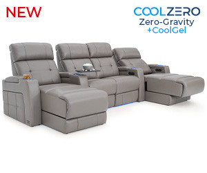 Kodiak Chaise CoolZeroᵀᴹ Italian Leather Home Theater Seating