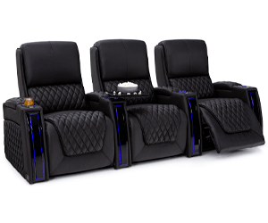 Seatcraft Apex Black Home Theater Seating
