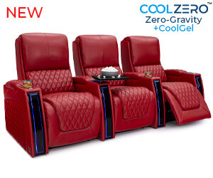 Apex CoolZeroᵀᴹ Italian Leather Home Theater Seats