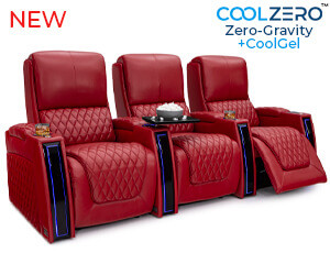 Seatcraft Apex CoolZeroᵀᴹ Italian Leather Your Choice Home Theater Seating