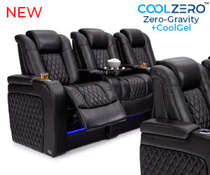 Diamante CoolZeroᵀᴹ Italian Leather BACKROW Theater Seating®