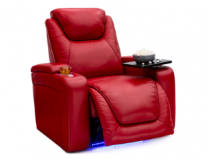 Equinox Leather Home Theater Seating Single Recliner
