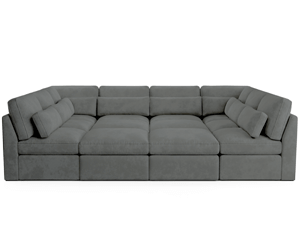 Fortuna U-Sectional Pit with Ottomans