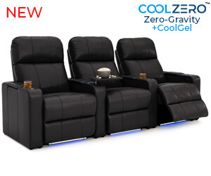 Monterey CoolZeroᵀᴹ Italian Leather Home Theater Seating
