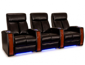 Seville Leather Gel Home Theater Seating