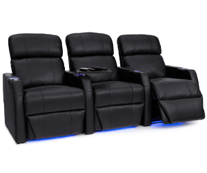 Sienna Black Leather Gel | Manual Recline