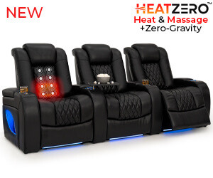 Virtuoso LT HeatZeroᵀᴹ Italian Leather Home Theater Seating