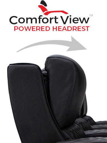 ComfortView Powered Headrest Home Theater Seating