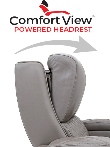 ComfortView Powered Headrest Home Theater Seating