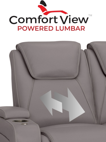 ComfortView Powered Headrest Home Theater Seating