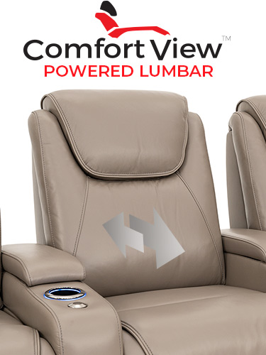 ComfortView Powered Headrest Home Theater Seating