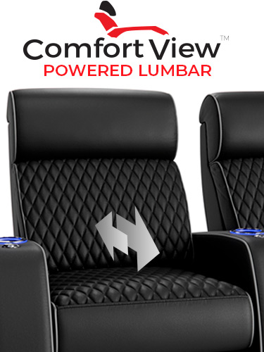 ComfortView Powered Headrest Home Theater Seating