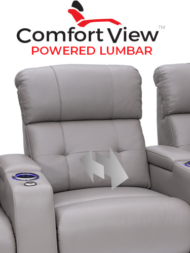 ComfortView Powered Headrest Home Theater Seating