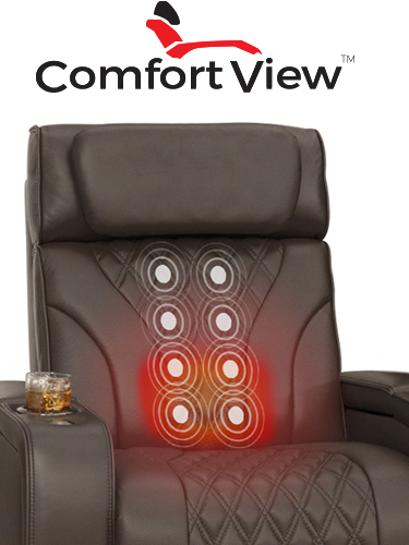 ComfortView Powered Headrest Home Theater Seating