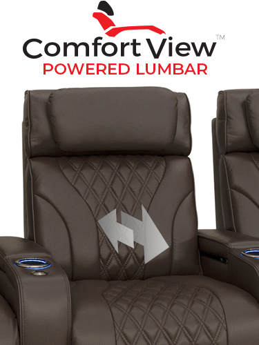 This home theater chair is Powered by SoundShaker