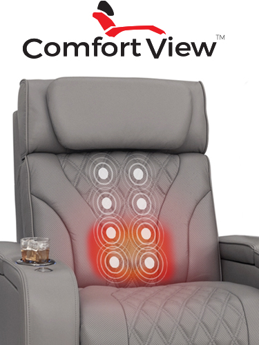 ComfortView Powered Headrest Home Theater Seating