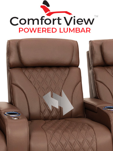 This home theater chair is Powered by SoundShaker