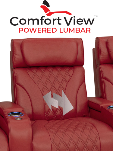 This home theater chair is Powered by SoundShaker