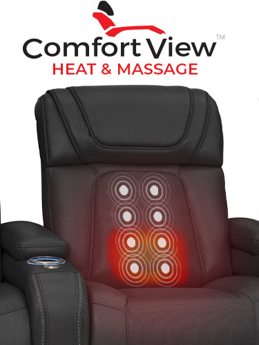 ComfortView Powered Headrest Home Theater Seating