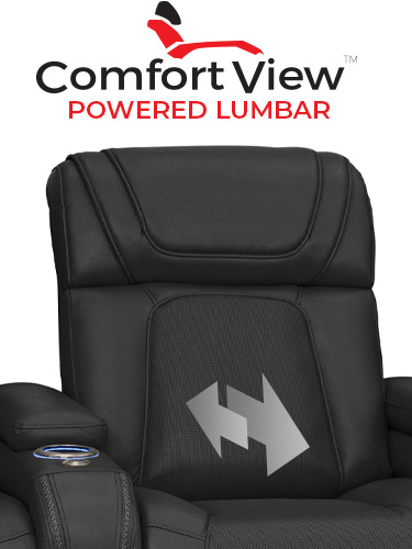 This home theater chair is Powered by SoundShaker