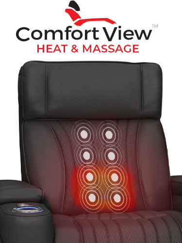 ComfortView Powered Headrest Home Theater Seating