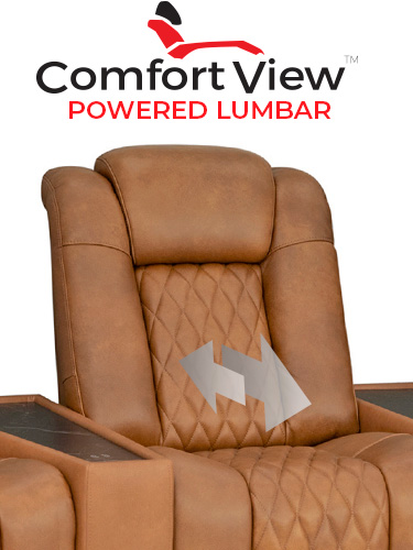 This home theater chair is Powered by SoundShaker
