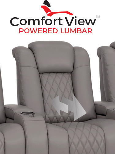 This home theater chair is Powered by SoundShaker