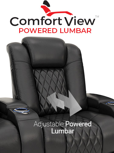 This home theater chair is Powered by SoundShaker