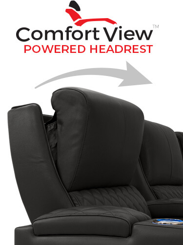 ComfortView Powered Headrest Home Theater Seating
