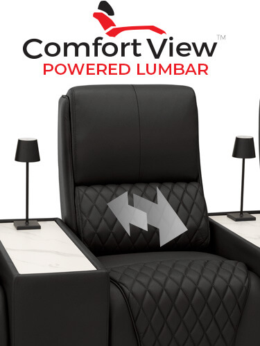ComfortView Powered Headrest Home Theater Seating