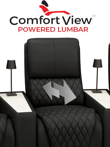 ComfortView Powered Headrest Home Theater Seating