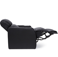 Power Reclining Top Grain Leather Theater Seat
