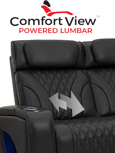 This home theater chair is Powered by SoundShaker