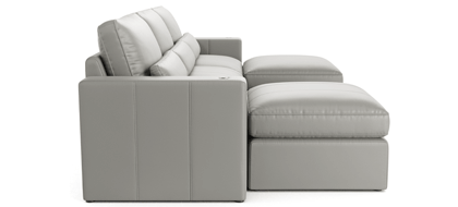 Full body support on Wilshire L-Shaped Sectional Back Pillows