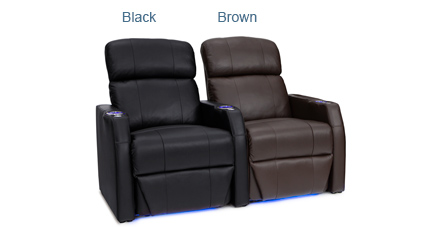 Sienna Home Theater Seating Leather Color Selection