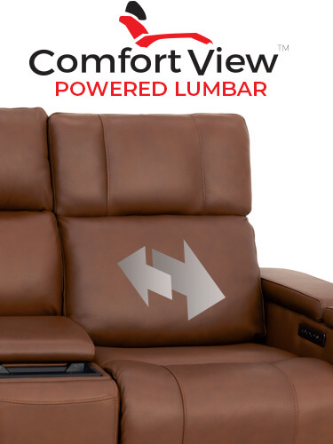 ComfortView Powered Headrest Home Theater Seating
